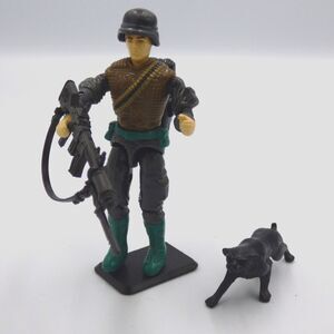 G.I. Joe Spearhead & Max v2 1989 – 3.75" Action Figure and Accessories – Vintage